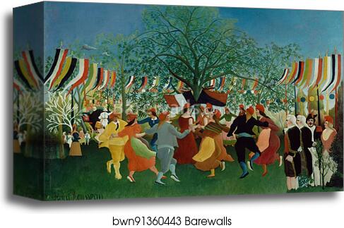 A Centennial of Independence by Henri Rousseau, Canvas Print