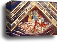 St. Luke. The Four Evangelists by Benozzo Gozzoli, Canvas Print