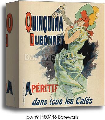 Quinquina Dubonnet Apéritif 1895 [1134] by Jules Chéret, Canvas Print