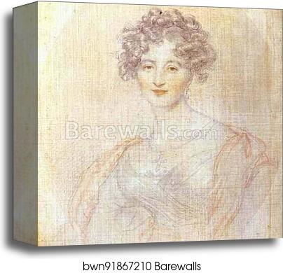 Study for the Portrait of Countess E. K. Vorontsova by Sir Thomas Lawrence, Canvas Print