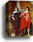 George Digby, 2nd Earl of Bristol and William Russell, 1st Duke of Bedford by Sir Anthony Van Dyck, Canvas Print