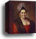 Portrait of an Unknown Woman by Aleksey Antropov, Canvas Print