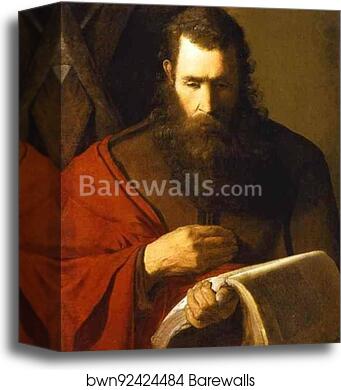 St. Andrew by Georges De La Tour, Canvas Print