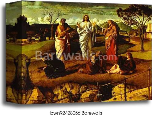 Transfiguration by Giovanni Bellini, Canvas Print