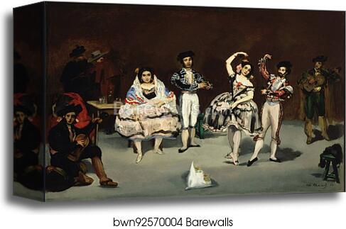 Spanish Ballet by Édouard Manet, Canvas Print