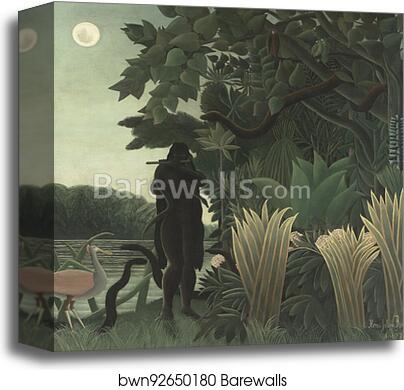 The Snake Charmer by Henri Rousseau, Canvas Print