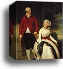 Mr and Mrs John Julius Angerstein by Sir Thomas Lawrence, Canvas Print