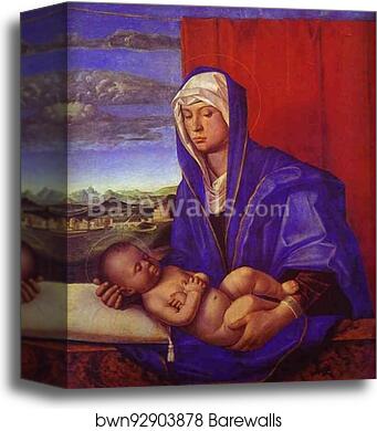 Madonna and Child by Giovanni Bellini, Canvas Print