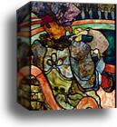 At the New Circus, Papa Chrysanthemum by Henri De Toulouse-Lautrec, Canvas Print