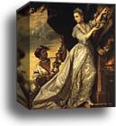 Lady Elizabeth Keppel by Sir Joshua Reynolds, Canvas Print