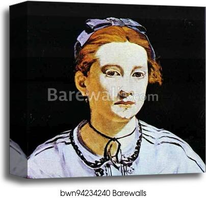 Portrait of Victorine Meurent by Edouard Manet, Canvas Print