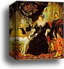 Portrait of Alathea Howard, Countess of Arundel, née Talbot. Detail by Peter Paul Rubens, Canvas Print