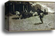 Scouting With Daniel Boone by Norman Rockwell, Canvas Print