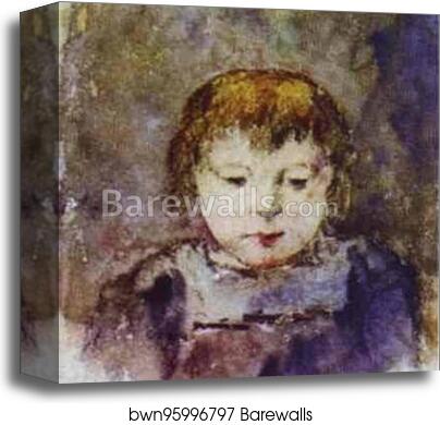 Portrait of Gauguin's Daughter Aline by Paul Gauguin, Canvas Print Portrait of Gauguin's Daughter Aline by Paul Gauguin, Canvas Print