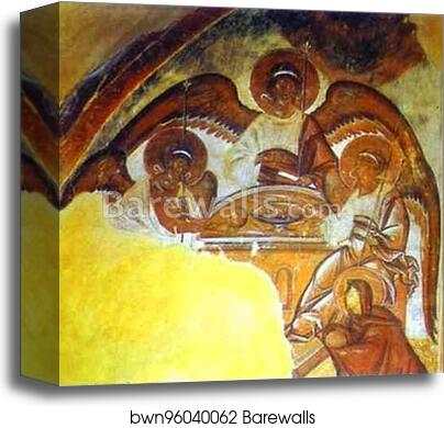 The Trinity by Theophanes The Greek, Canvas Print