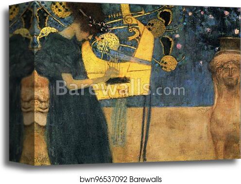 Music by Gustav Klimt, Canvas Print