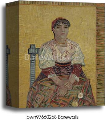 The Italian Woman by Vincent Van Gogh, Canvas Print