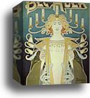 Bec Auer, incandescent gas mantles by Henri Privat-Livemont, Canvas Print