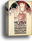 Mucha Exhibition/Exposition Mucha by Alphonse Mucha, Canvas Print