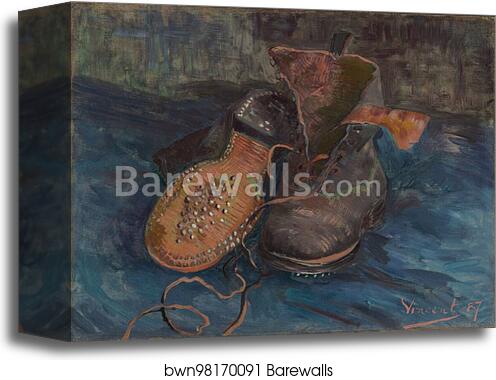 A Pair of Boots by Vincent Van Gogh, Canvas Print