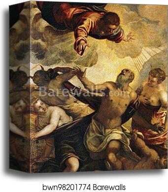 Temptation of Saint Anthony by Jacopo Robusti, Called Tintoretto, Canvas Print Temptation of Saint Anthony by Jacopo Robusti, Called Tintoretto, Canvas Print