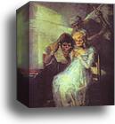 Time of the Old Women by Francisco De Goya Y Lucientes, Canvas Print