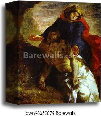 Pieta by Eugène Delacroix, Canvas Print