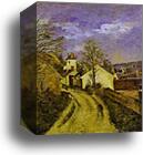 Dr. Gachet's House at Auvers by Paul Cézanne, Canvas Print