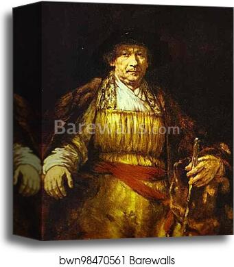 Self-Portrait by Rembrandt Harmenszoon Van Rijn, Canvas Print Self-Portrait by Rembrandt Harmenszoon Van Rijn, Canvas Print