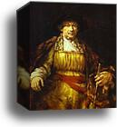 Self-Portrait by Rembrandt Harmenszoon Van Rijn, Canvas Print