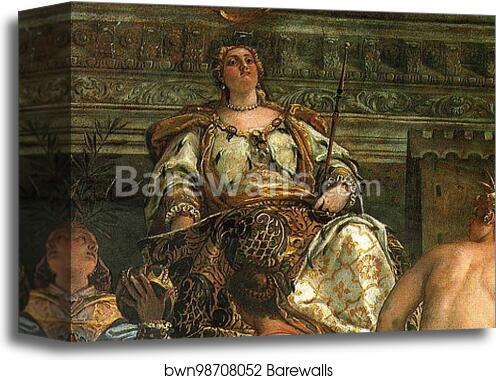 Triumph of Venice. Detail by Paolo Veronese, Canvas Print Triumph of Venice. Detail by Paolo Veronese, Canvas Print