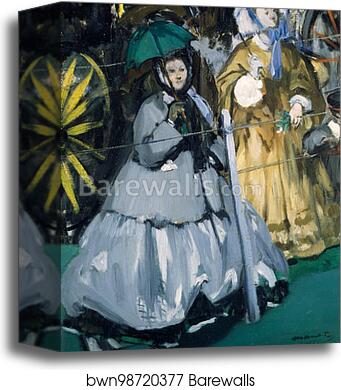 Women at the Races by Édouard Manet, Canvas Print