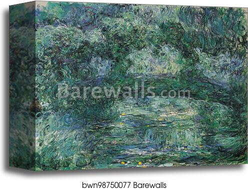 The Japanese Bridge by Claude Monet, Canvas Print