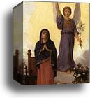 The Annunciation by William-Adolphe Bouguereau, Canvas Print