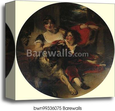 Mrs Maguire and Her Son by Sir Thomas Lawrence, Canvas Print