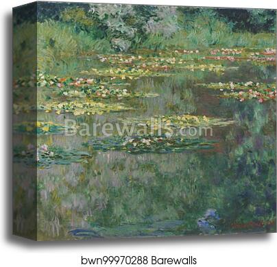 Le Bassin des Nympheas by Claude Monet, Canvas Print